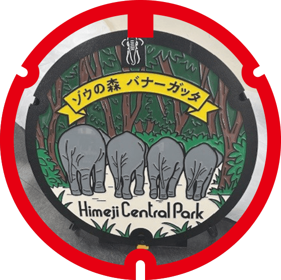 マンホールの写真